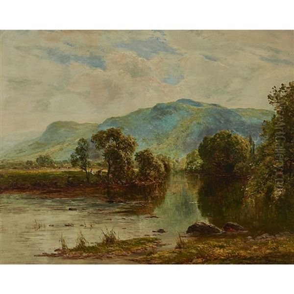 The Church Post-betws-y-coed, North Wales Oil Painting by Ernest Walbourn