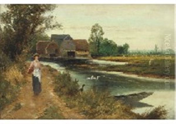 Landscape Oil Painting by Ernest Walbourn