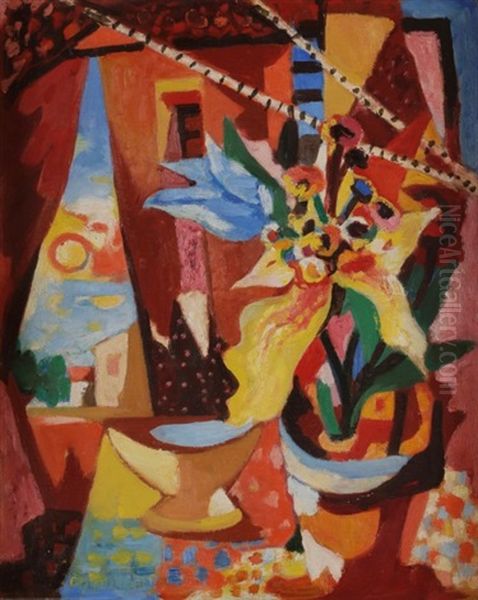 Nature Morte Au Couchant, 1946 Oil Painting by Charles Walch