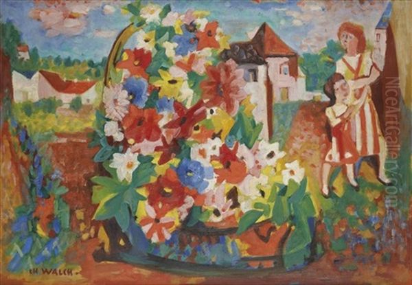 Le Village Fleuri by Charles Walch