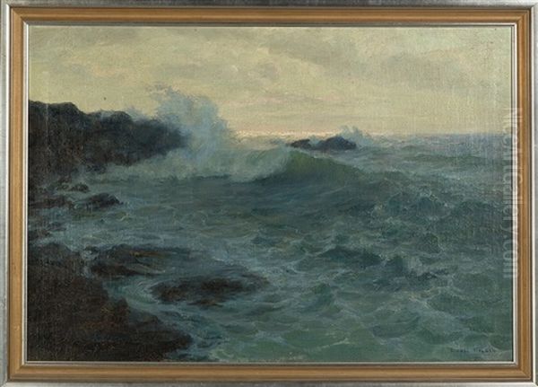 Seascape Oil Painting by Lionel Walden