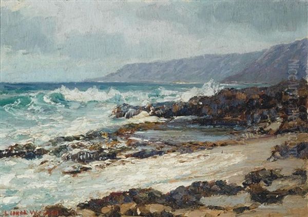 View Of The Hawaiian Coast Oil Painting by Lionel Walden