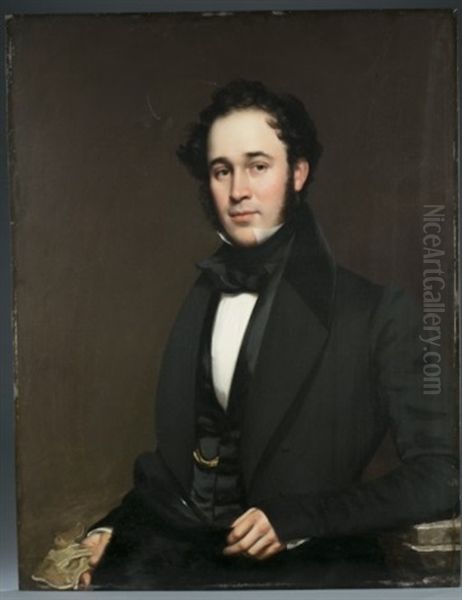 Portrait Of A Gentleman Oil Painting by Samuel Lovett Waldo