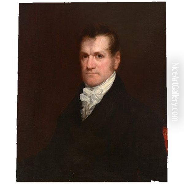 Portrait Of Cadwallader David Colden Oil Painting by Samuel Lovett Waldo