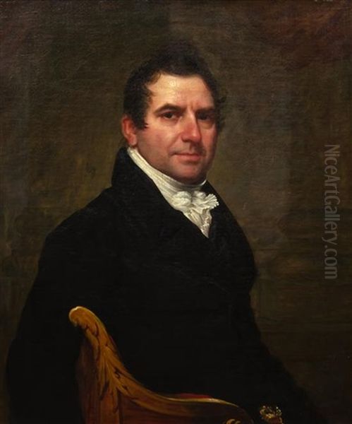 Portrait Of Cornelius Heyer Oil Painting by Samuel Lovett Waldo