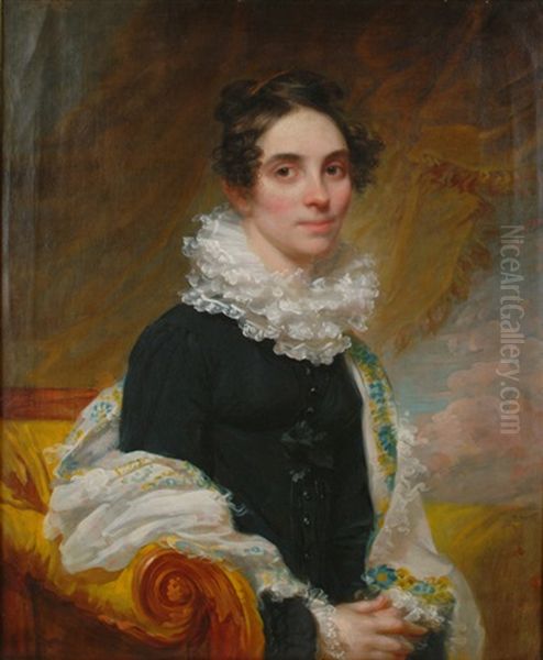 Portrait Of Lucinda Mack Oil Painting by Samuel Lovett Waldo