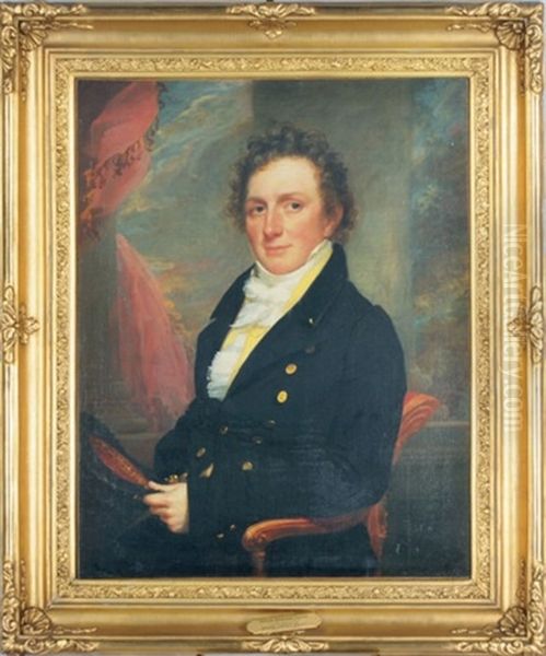 Portrait Of Philip Mesier Lydig Oil Painting by Samuel Lovett Waldo