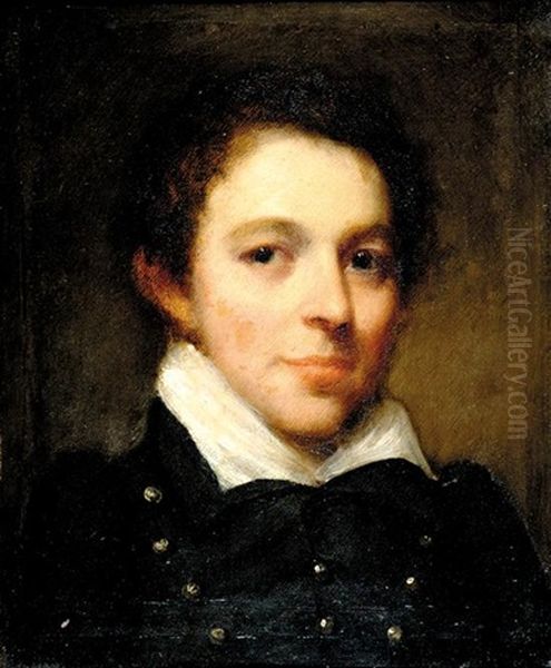 Portrait Of Master Waldo (son Of The Artist) by Samuel Lovett Waldo