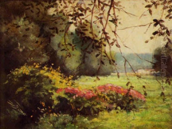 The Meadow Oil Painting by Orlando G. Wales