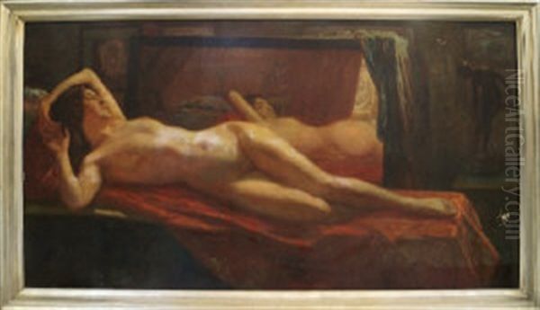 Reclining Nude With 