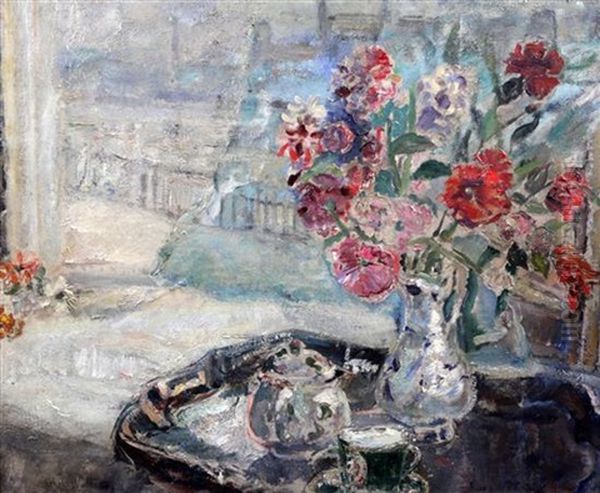 The Studio Window Oil Painting by Dame Ethel Walker