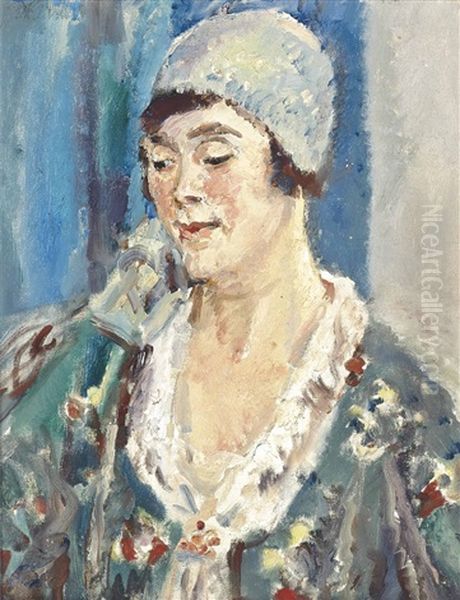 Miss Sylvia Little Oil Painting by Dame Ethel Walker