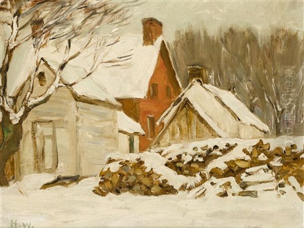 Farmyard Winter by Horatio Walker