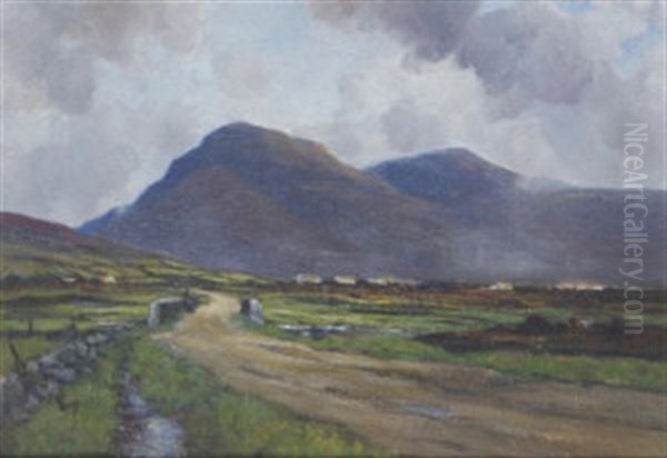 Near Dook, Co Kerry Oil Painting by John Crampton Walker