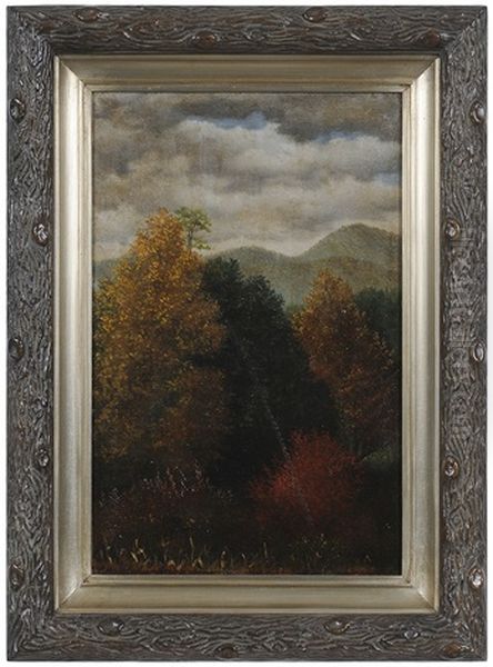 North Carolina Mountain View Oil Painting by William Aiken Walker