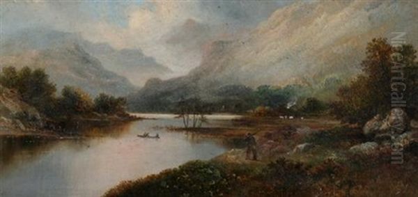 Head Of Windermere Oil Painting by William Archibald Wall