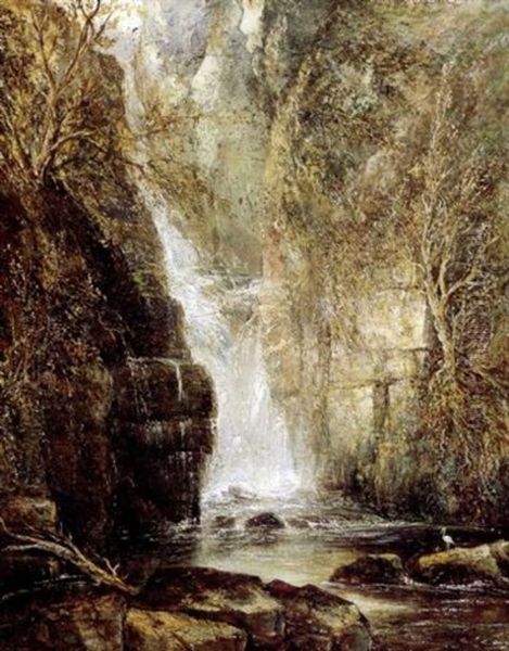 The Falls Oil Painting by William Guy Wall