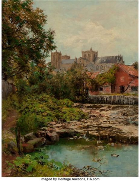 Ripon Cathedral Oil Painting by John Wallace