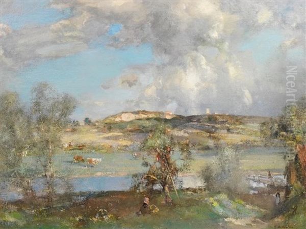 Tom Fiddler's Ground Oil Painting by Edward Arthur Walton