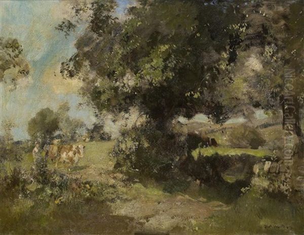 Pastoral Scene, Ceres, Fife Oil Painting by Edward Arthur Walton