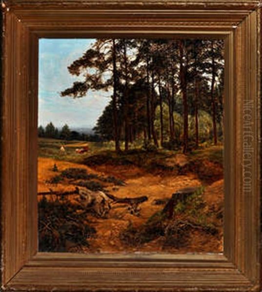 The Edge Of The Woods Oil Painting by Frank Walton