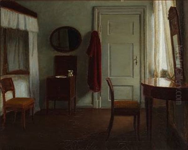 Interior Oil Painting by Elisabeth Moeller Wandel