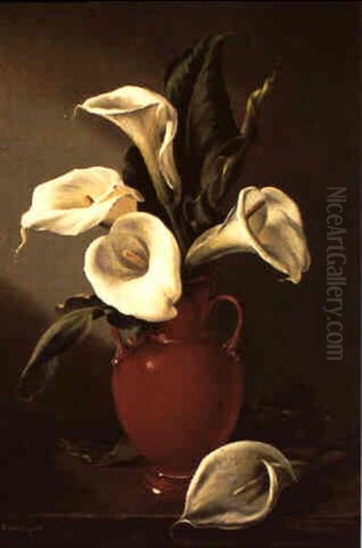 Lillies Oil Painting by Juan Buckingham Wandesforde