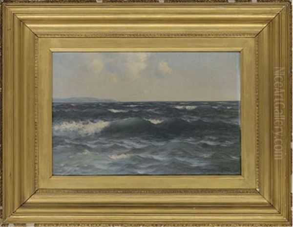 Breaking Waves Oil Painting by Richard Wane