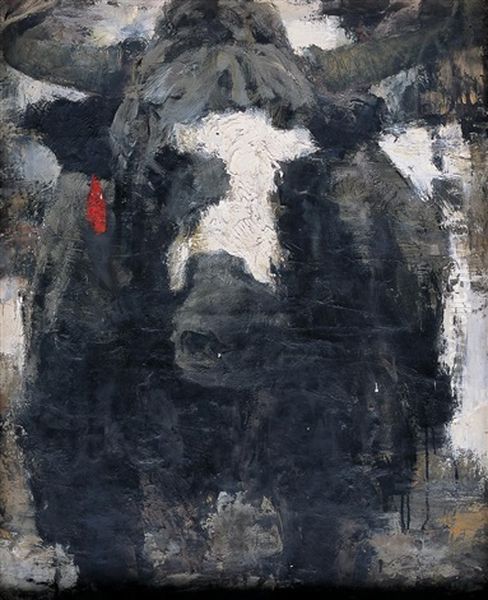 Highland Soul No. 5-silent Thunder Oil Painting by  Wang Kun