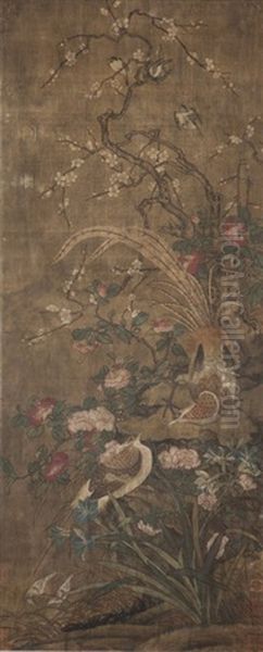 Attributed To Wang Shen (1036-?) North Song Oil Painting by  Wang Shen