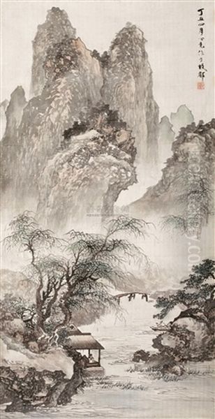 Landscape Oil Painting by  Wang Xinjing