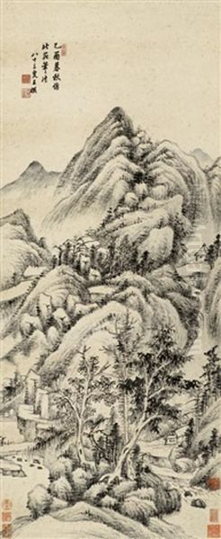 Landscape by  Wang Zhuan