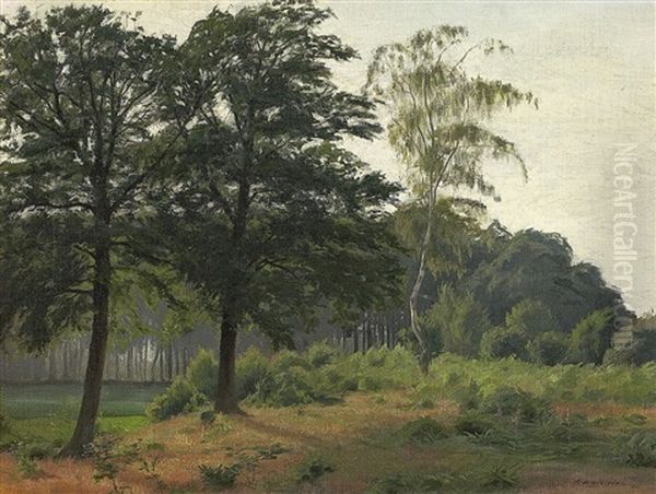 Waldrand Oil Painting by Arthur Wansleben