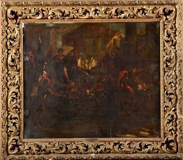 Triomphe Romain Oil Painting by Gustave (Egidius Karel G.) Wappers