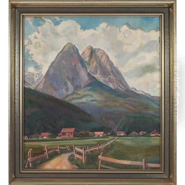 Mountain Landscape Oil Painting by Jefferson Stephen Ward