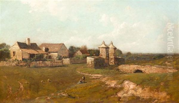 Gate, St. Augustine, Florida Oil Painting by John Bunyan Bristol