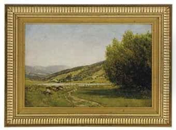 Columbia County, New York Oil Painting by John Bunyan Bristol