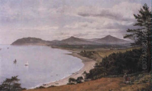 A View Of Dublin Bay Oil Painting by Edmund George Warren