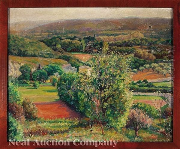 The Countryside Of Uzes, South Of France by Alexander Warshawsky