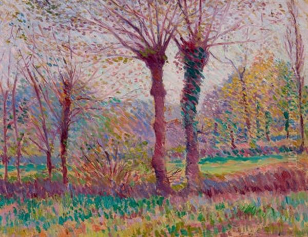 Autumn Afternoon In Brittany Oil Painting by Alexander Warshawsky