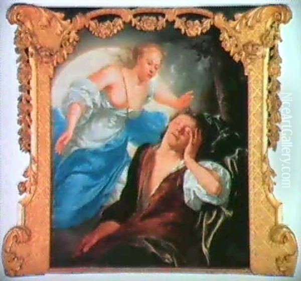 Diana Og Endymion Oil Painting by Jan Abel Wassenbergh