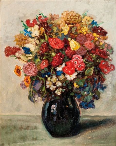 Flowers In A Vase by Paul Wassily