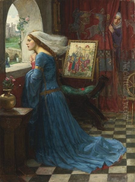 Fair Rosamund Oil Painting by John William Waterhouse