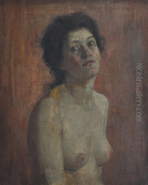 Nude Oil Painting by John Samuel Watkins