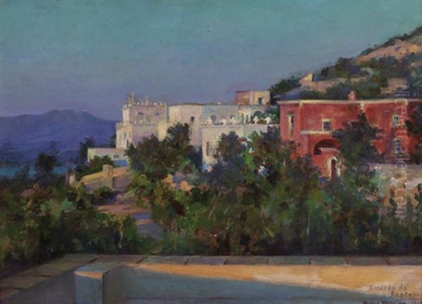 Ricordo Di Anacapri Oil Painting by Susan Watkins