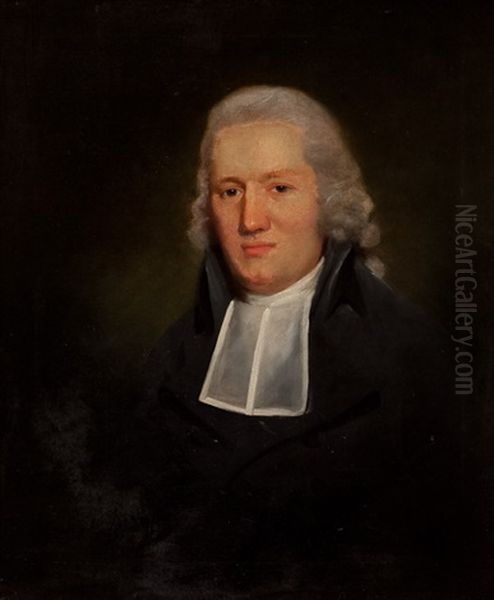 Portrait Of John Smart D.d., Erskine Church, Stirling Oil Painting by George C. Watson