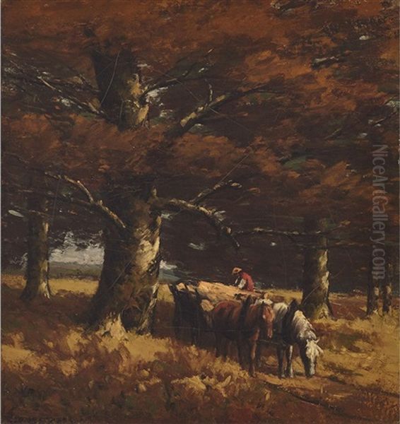 Haying Season Oil Painting by Homer Ransford Watson