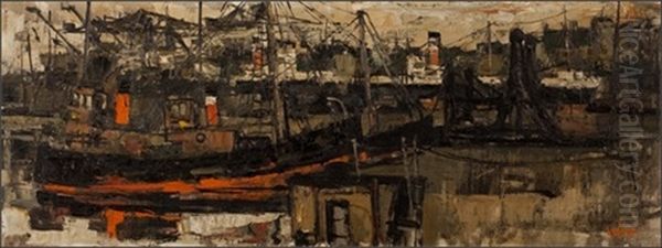 Puffers On The Clyde Oil Painting by James Watt