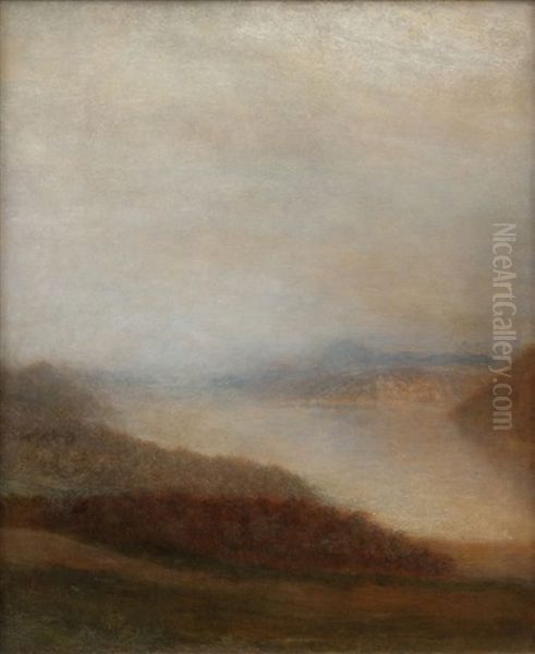 Loch Ness Oil Painting by George Frederick Watts