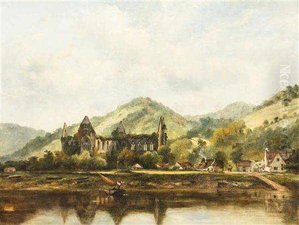 Tintern Abbey Oil Painting by William Frederick Watts